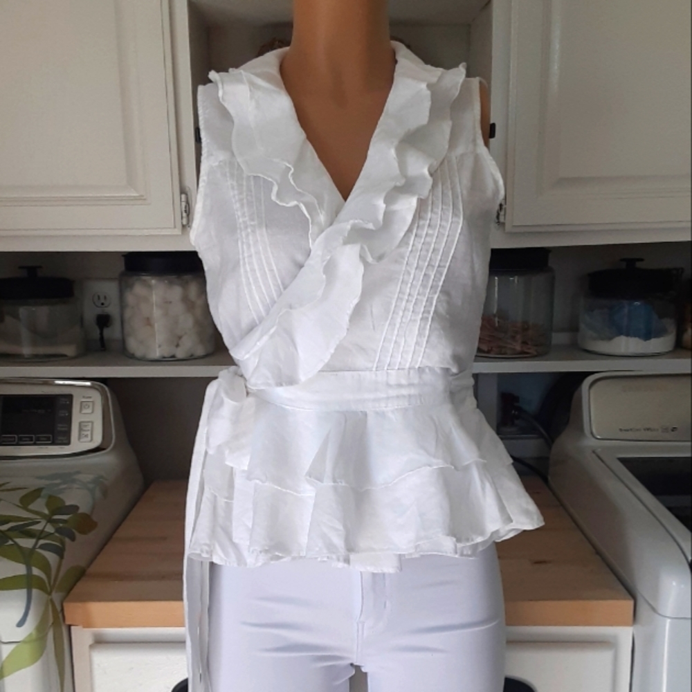 Claudio Milano Ruffle Blouse